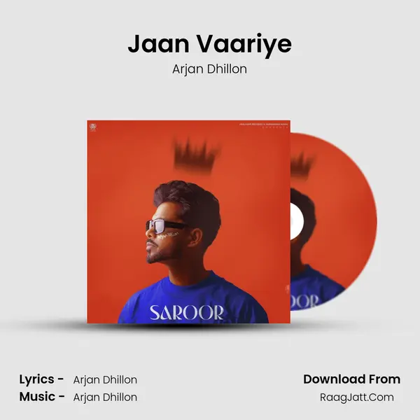 Jaan Vaariye MP3 Song by Arjan Dhillon Cover