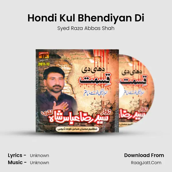 Hondi Kul Bhendiyan Di MP3 Song by Syed Raza Abbas Shah Cover