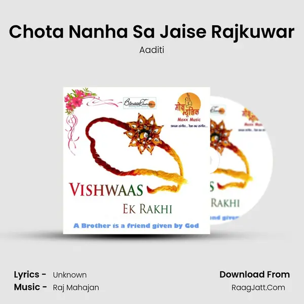 Chota Nanha Sa Jaise Rajkuwar MP3 Song by Aaditi Cover