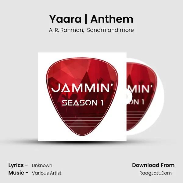 Yaara | Anthem MP3 Song by A. R. Rahman Cover