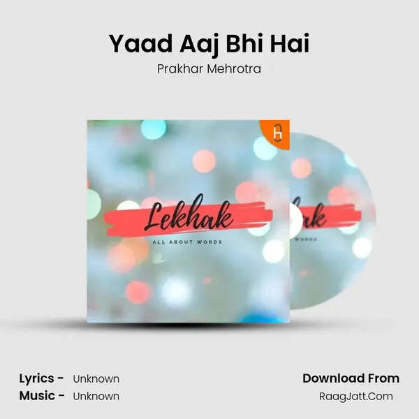 Yaad Aaj Bhi Hai Cover