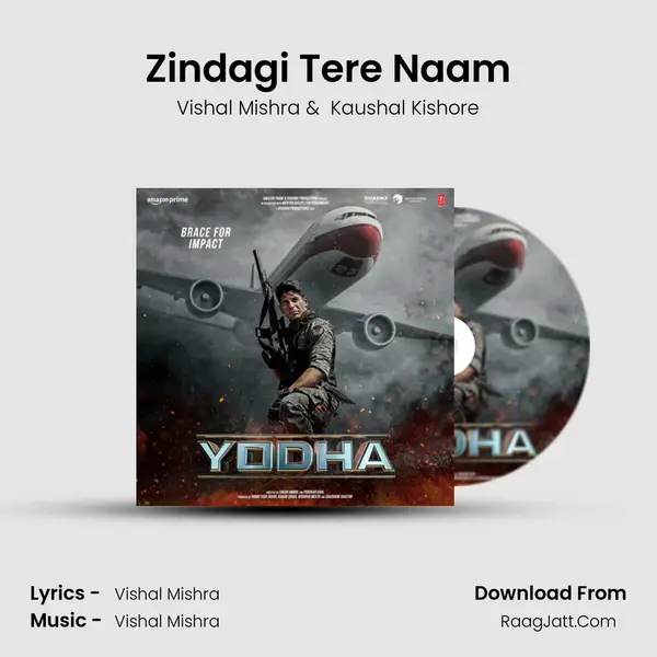 Zindagi Tere Naam MP3 Song by Vishal Mishra Cover