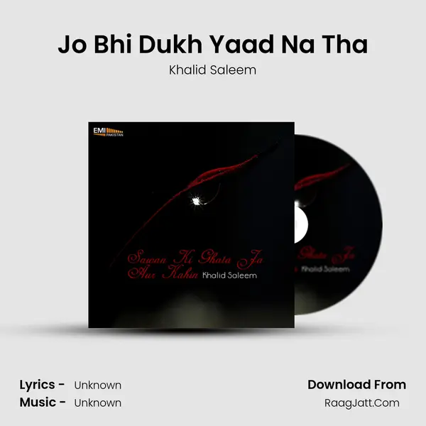 Jo Bhi Dukh Yaad Na Tha MP3 Song by Khalid Saleem Cover