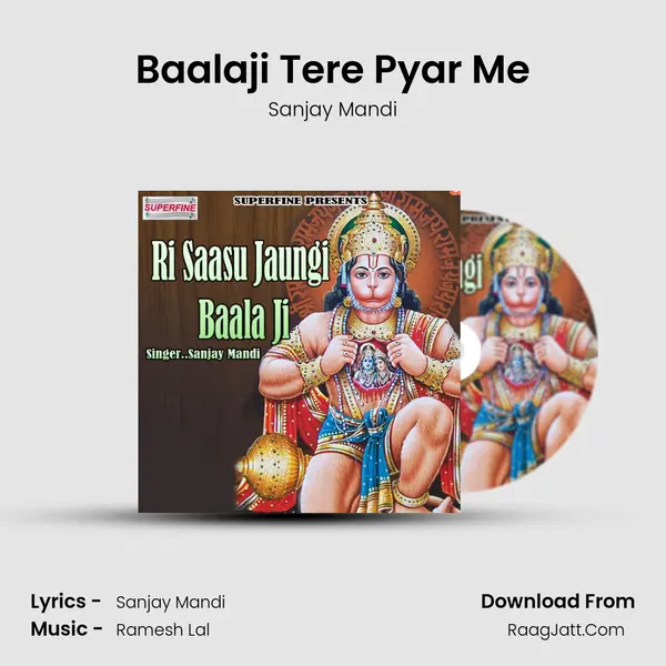 Baalaji Tere Pyar Me MP3 Song by Sanjay Mandi Cover
