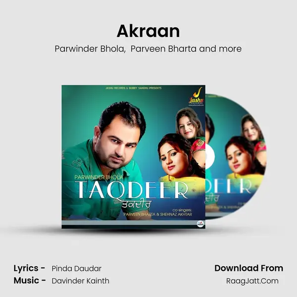 Akraan MP3 Song by Parwinder Bhola Cover