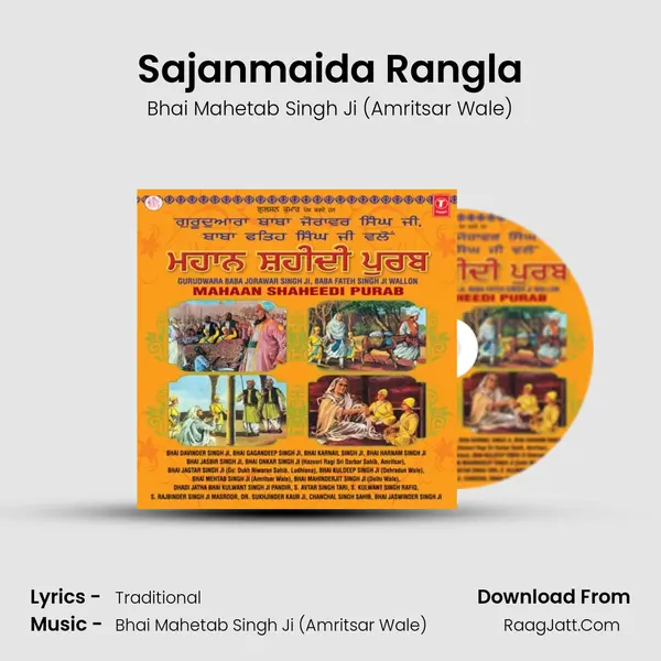 Sajanmaida Rangla MP3 Song by Bhai Mahetab Singh Ji (Amritsar Wale) Cover
