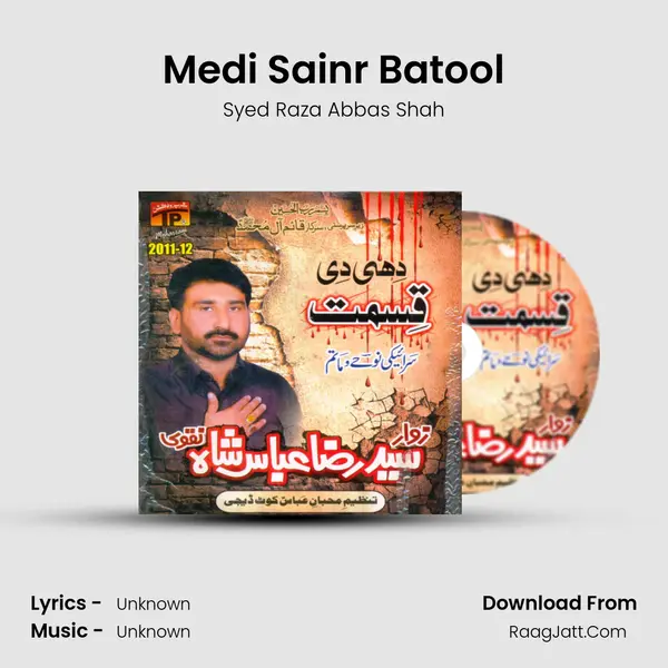 Medi Sainr Batool MP3 Song by Syed Raza Abbas Shah Cover