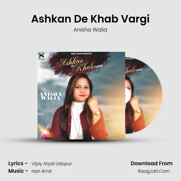 Ashkan De Khab Vargi MP3 Song by Anisha Walia Cover