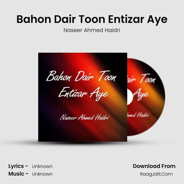 Bahon Dair Toon Entizar Aye MP3 Song by Naseer Ahmed Haidri Cover