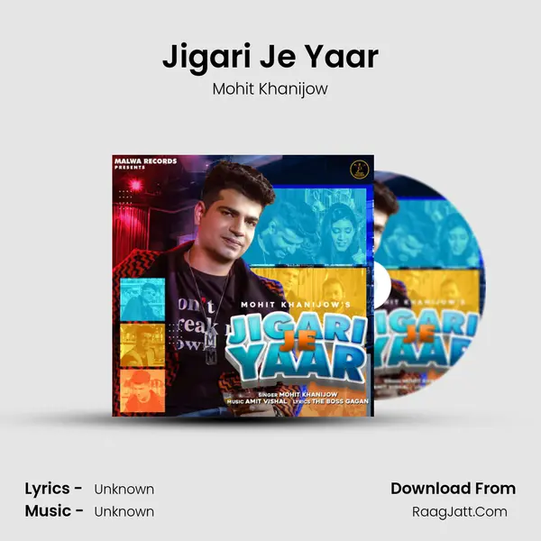 Jigari Je Yaar MP3 Song by Mohit Khanijow Cover