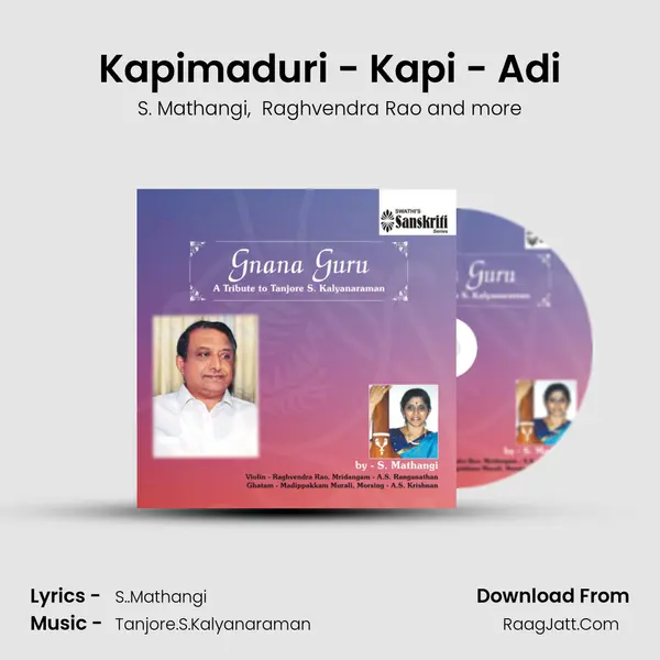 Kapimaduri - Kapi - Adi MP3 Song by S. Mathangi Cover