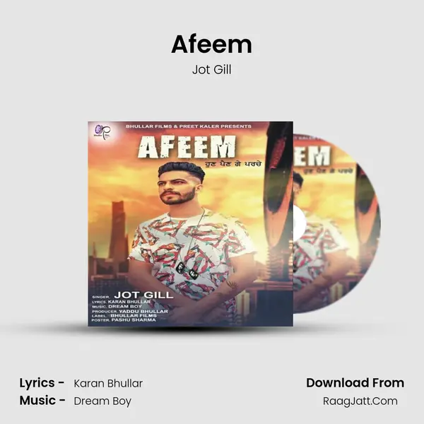 Afeem MP3 Song by Jot Gill Cover