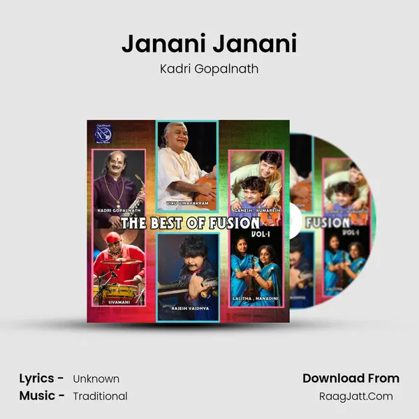 Janani Janani MP3 Song by Kadri Gopalnath Cover