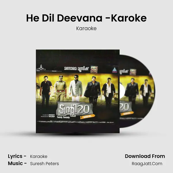 He Dil Deevana -Karoke MP3 Song by Karaoke Cover