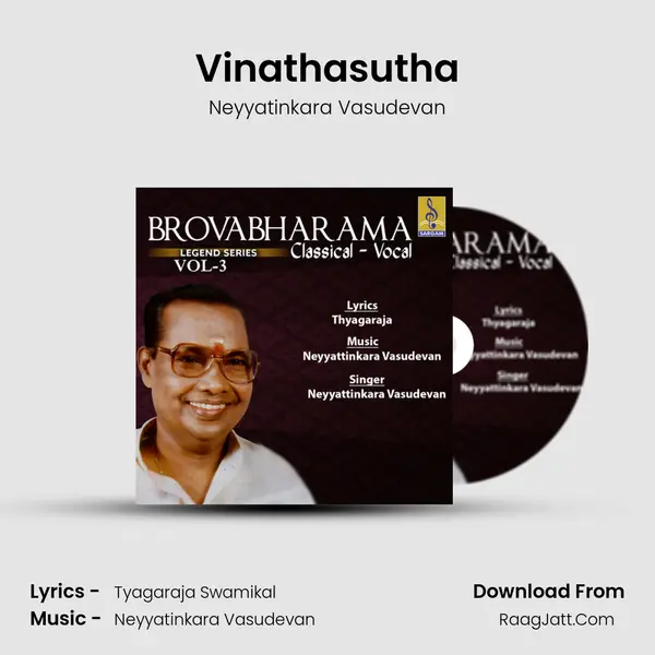 Vinathasutha MP3 Song by Neyyatinkara Vasudevan Cover
