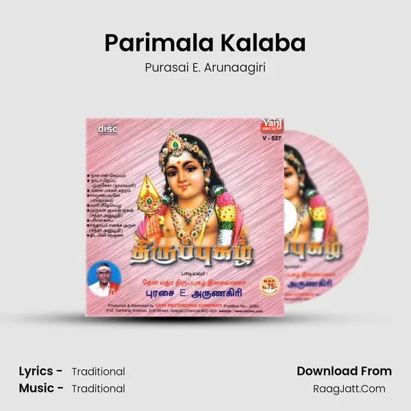 Parimala Kalaba MP3 Song by Purasai E. Arunaagiri Cover