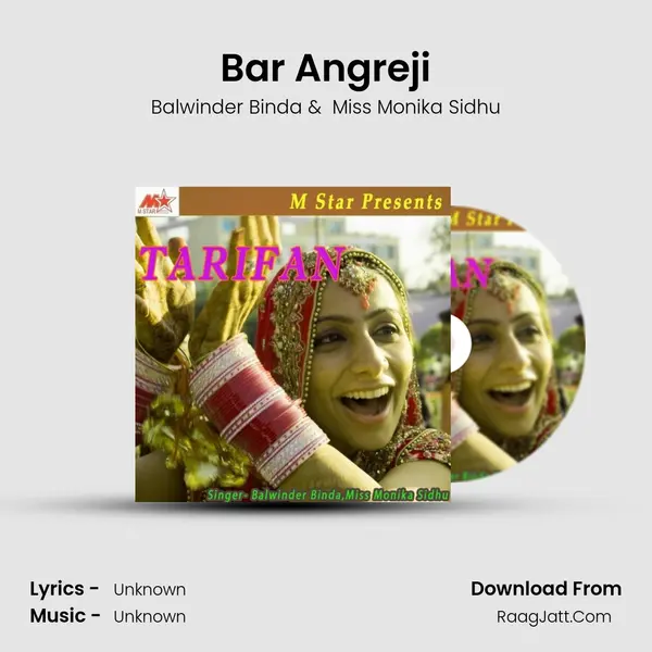 Bar Angreji MP3 Song by Balwinder Binda Cover