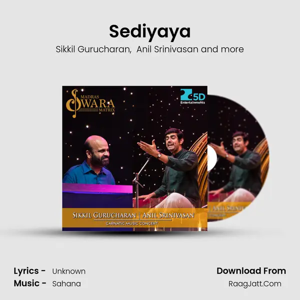 Sediyaya MP3 Song by Sikkil Gurucharan Cover