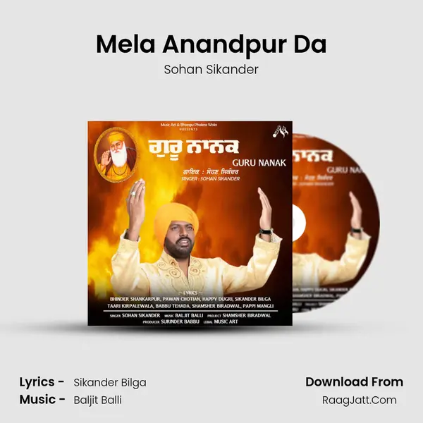 Mela Anandpur Da MP3 Song by Sohan Sikander Cover