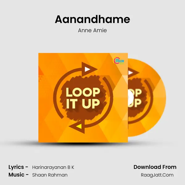 Aanandhame MP3 Song by Anne Amie Cover