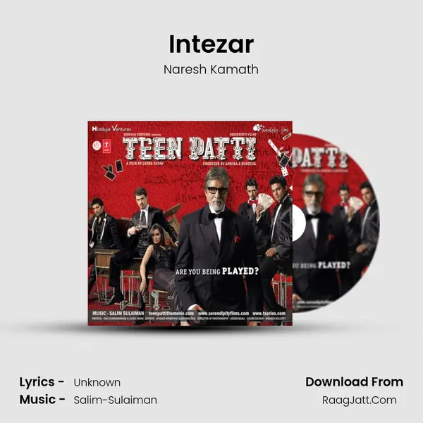 Intezar MP3 Song by Naresh Kamath Cover