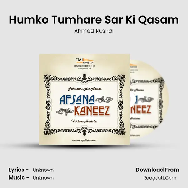Humko Tumhare Sar Ki Qasam MP3 Song by Ahmed Rushdi Cover