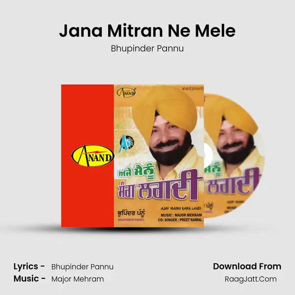 Jana Mitran Ne Mele MP3 Song by Bhupinder Pannu Cover