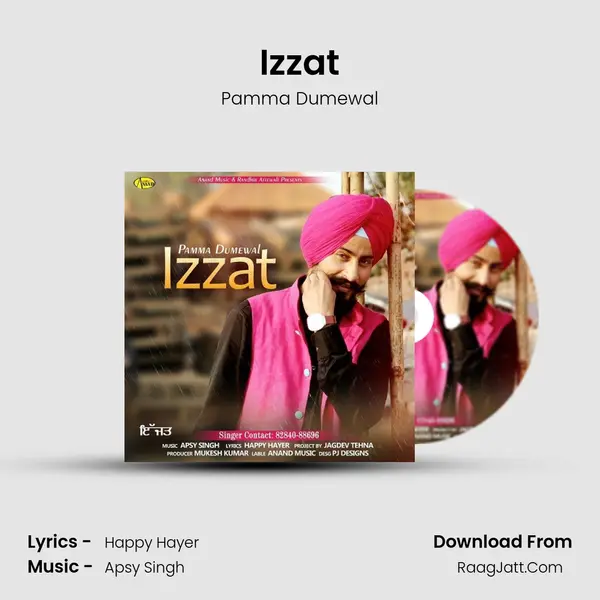 Izzat MP3 Song by Pamma Dumewal Cover