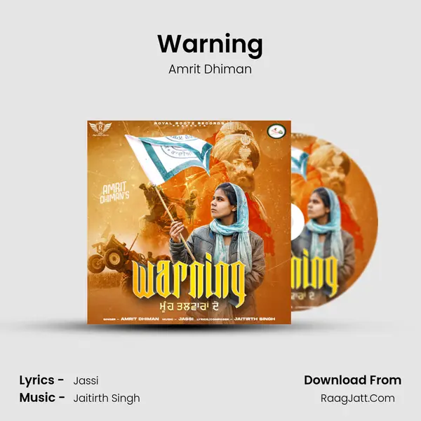 Warning MP3 Song by Amrit Dhiman Cover
