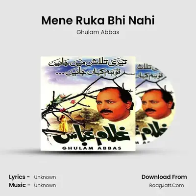 Mene Ruka Bhi Nahi MP3 Song by Ghulam Abbas Cover
