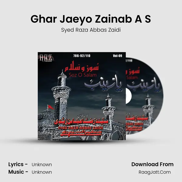 Ghar Jaeyo Zainab A S MP3 Song by Syed Raza Abbas Zaidi Cover