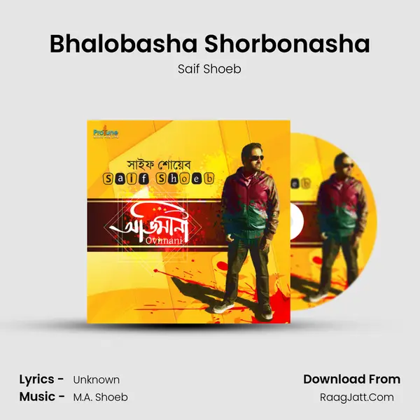 Bhalobasha Shorbonasha MP3 Song by Saif Shoeb Cover