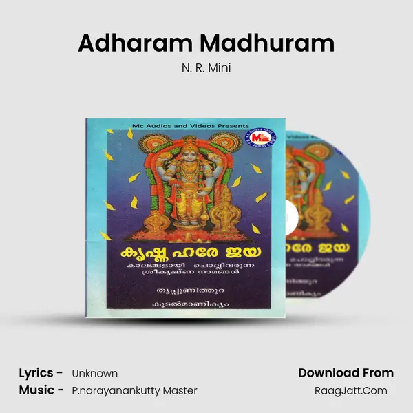 Adharam Madhuram MP3 Song by N. R. Mini Cover