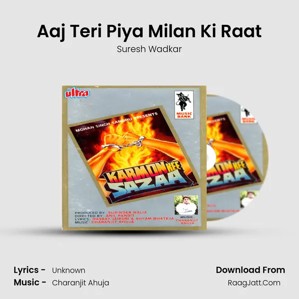 Aaj Teri Piya Milan Ki Raat MP3 Song by Suresh Wadkar Cover