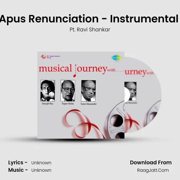 Apu's Renunciation - Instrumental (Apur Sansar) MP3 Song by Pt. Ravi Shankar Cover