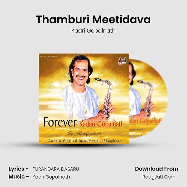 Thamburi Meetidava MP3 Song by Kadri Gopalnath Cover