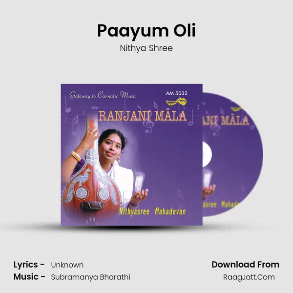 Paayum Oli MP3 Song by Nithya Shree Cover