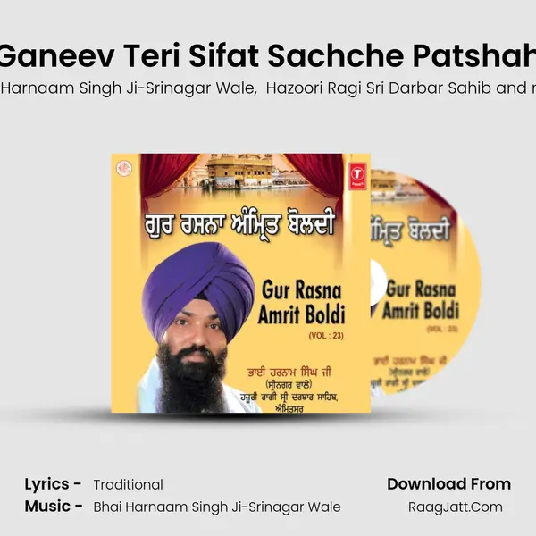 Ganeev Teri Sifat Sachche Patshah MP3 Song by Bhai Harnaam Singh Ji-Srinagar Wale Cover