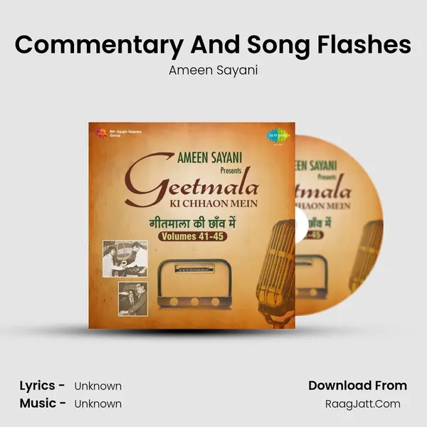 Commentary And Song Flashes MP3 Song by Ameen Sayani Cover