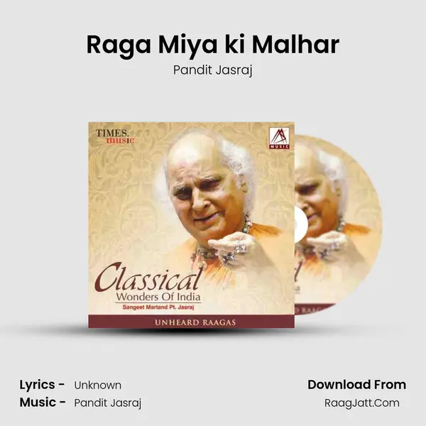 Raga Miya ki Malhar MP3 Song by Pandit Jasraj Cover