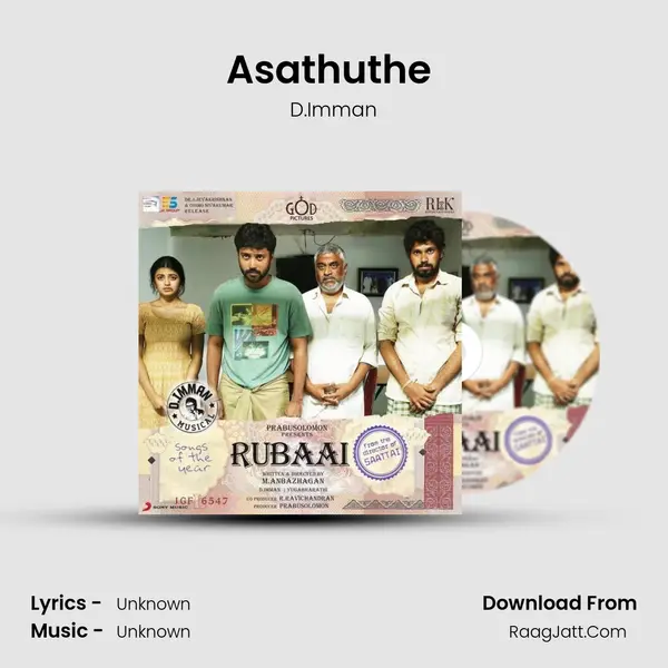 Asathuthe (Karaoke) MP3 Song by D.Imman Cover