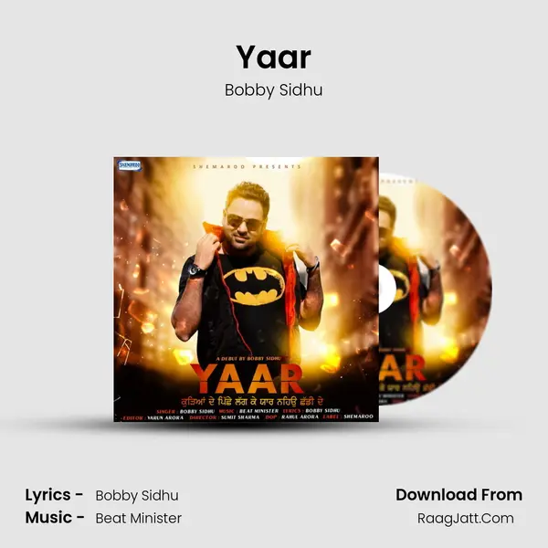 Yaar MP3 Song by Bobby Sidhu Cover