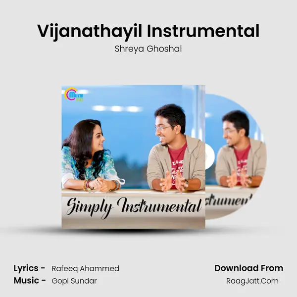 Vijanathayil Instrumental MP3 Song by Shreya Ghoshal Cover
