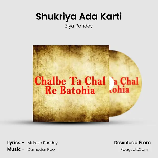 Shukriya Ada Karti MP3 Song by Ziya Pandey Cover