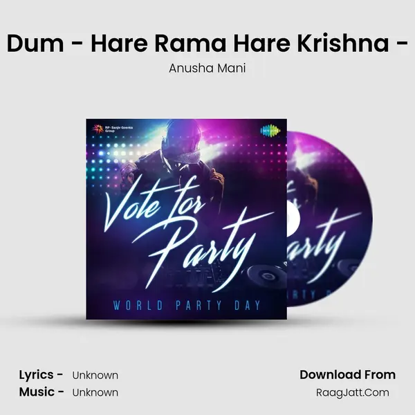 Dum Maro Dum - Hare Rama Hare Krishna - Recreated MP3 Song by Anusha Mani Cover