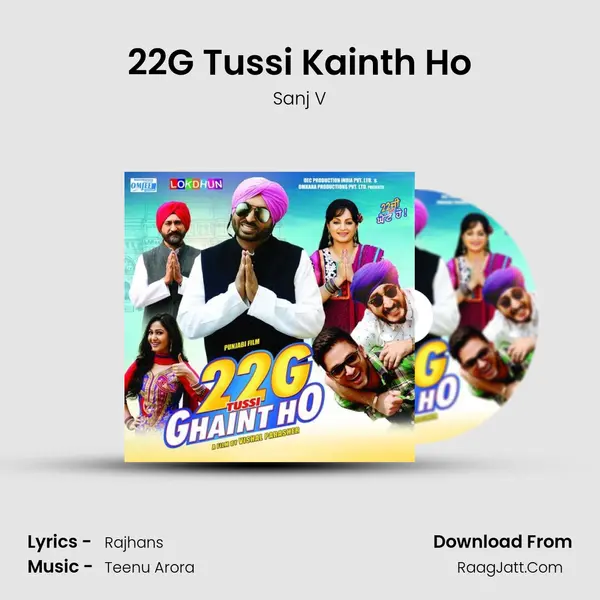 22G Tussi Kainth Ho MP3 Song by Sanj V Cover