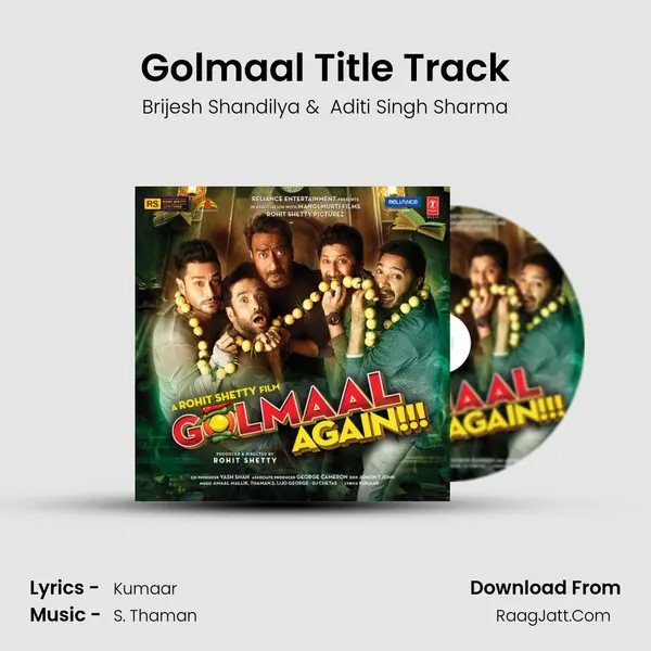 Golmaal Title Track MP3 Song by Brijesh Shandilya Cover