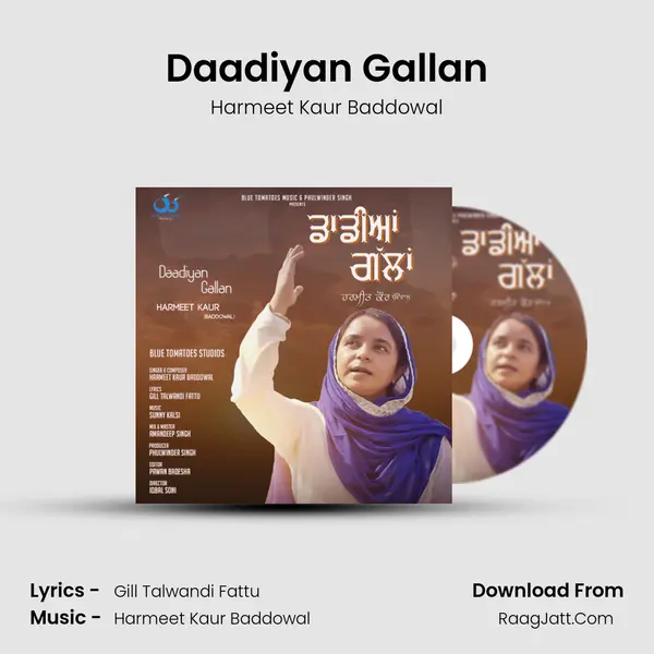 Daadiyan Gallan MP3 Song by Harmeet Kaur Baddowal Cover