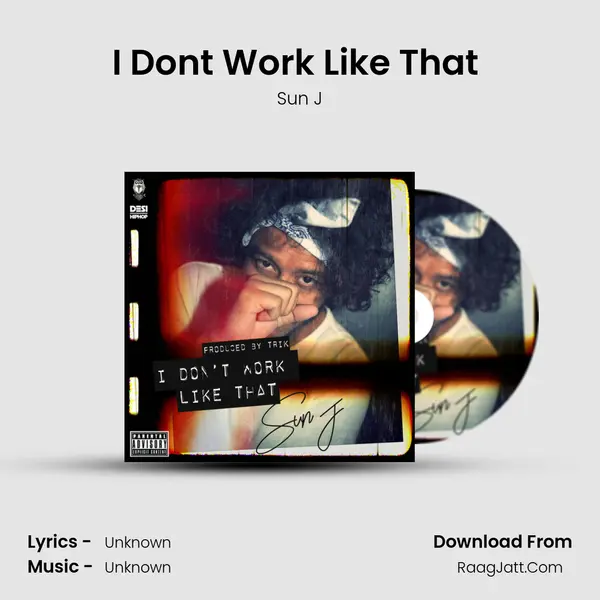 I Don't Work Like That (IDWLT) - Single - Sun J
