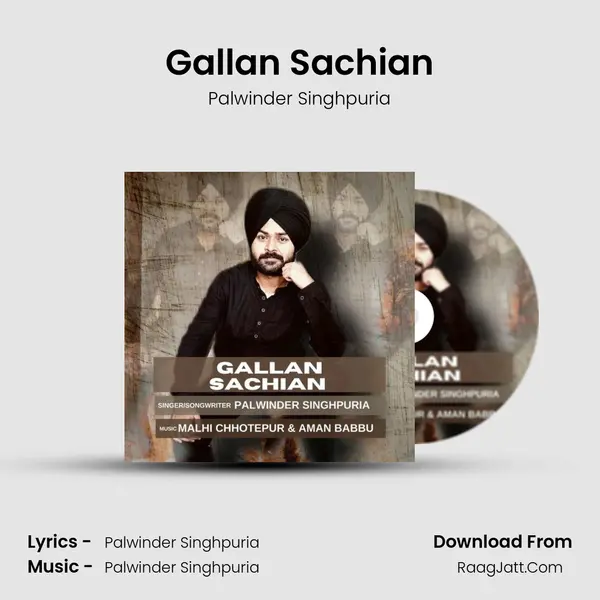 Gallan Sachian MP3 Song by Palwinder Singhpuria Cover